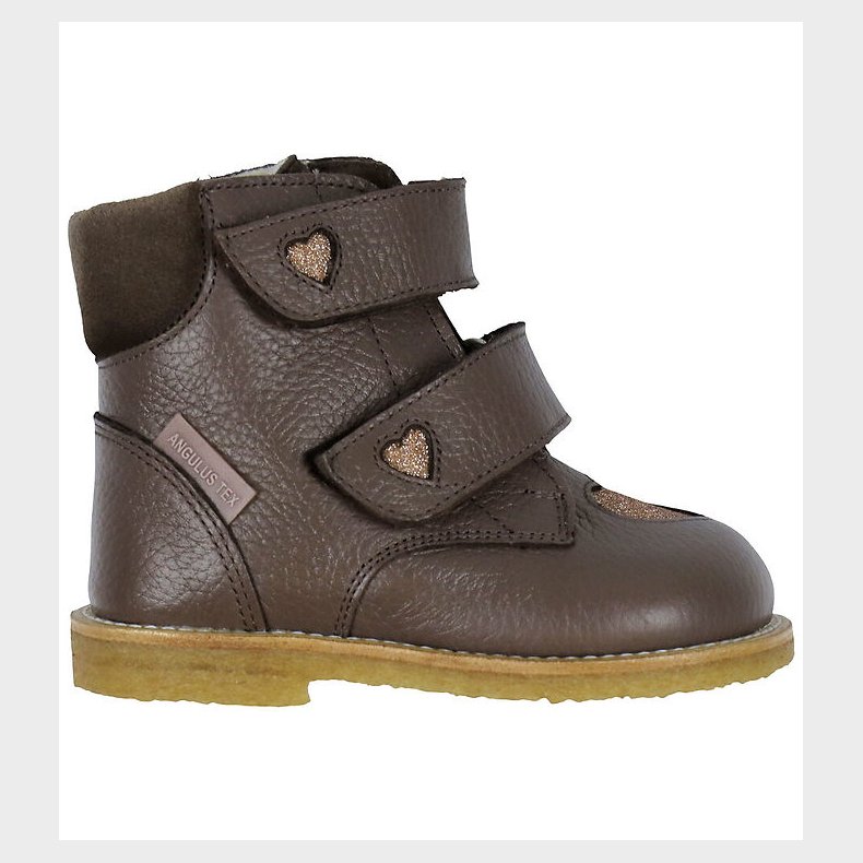 Angulus Vinterstvler - Tex - Dark Taupe/Almond Glitter