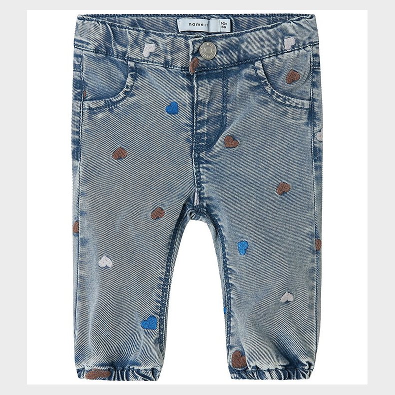 Name It Jeans - NbfRose - Light Blue Denim/Heart Emb