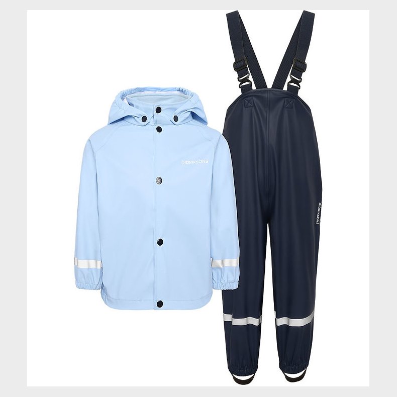 Didriksons Regntj m. Seler - Slaskeman - Light Sea Blue