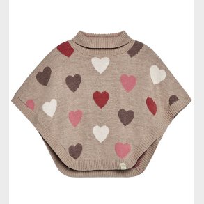 Hust and Claire Poncho - Strik - HCPinja - Biscuit