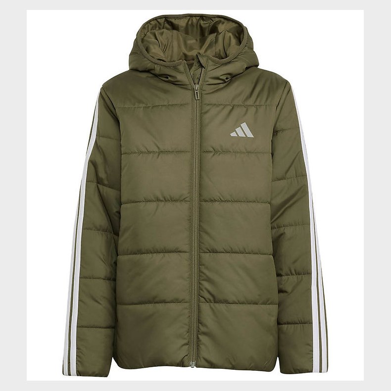 adidas Performance Dynejakke - J Ess 3S - Olistr/Black