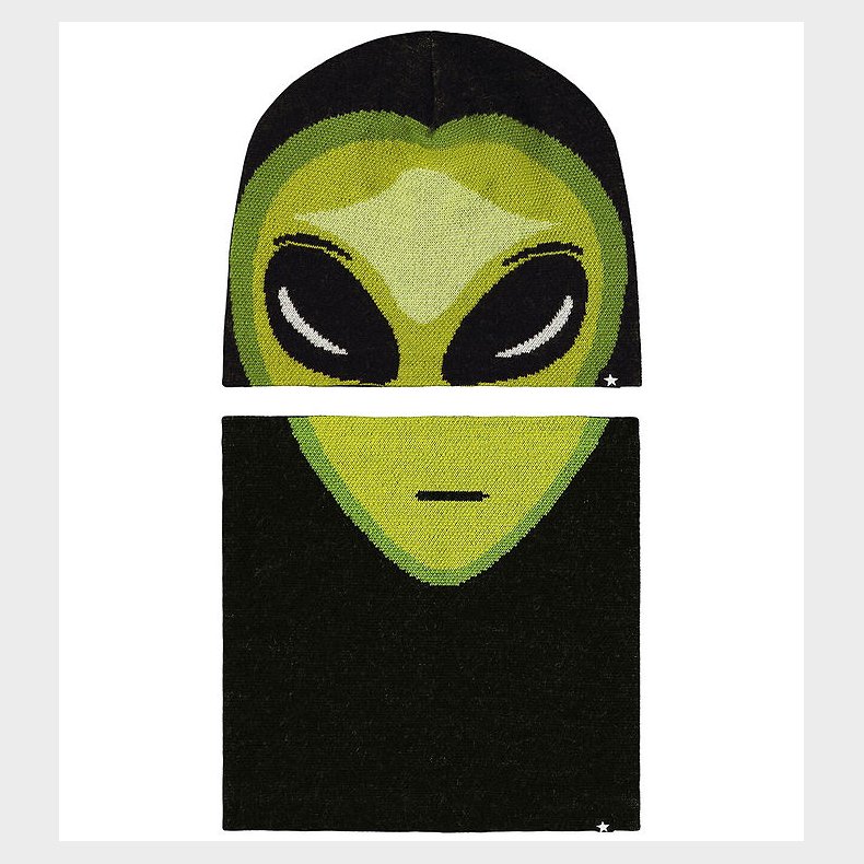 Molo Hue m. Tube - Kleo - Uld/Polyester - Alien Face