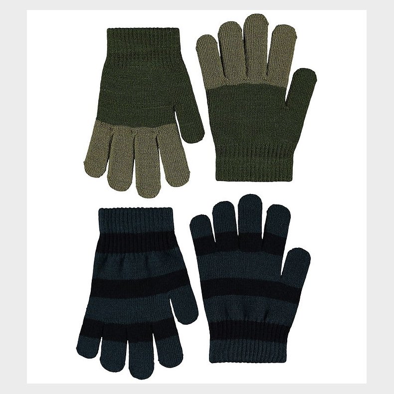 Molo Handsker - 2-pak - Strik - Kei - Bark Green
