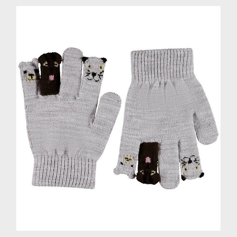 Molo Handsker - Strik - Kaapo - Grey melange