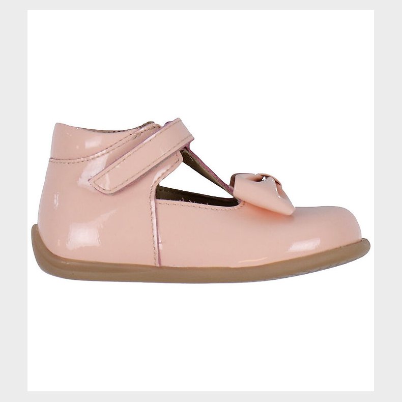 Pom Pom Sko - Dusty Rose Patent