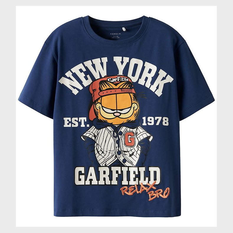 Name It T-shirt - NkmAbbas Garfild - Blueprint