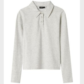 LMTD POLO - NlfNilja - Light Grey Melange