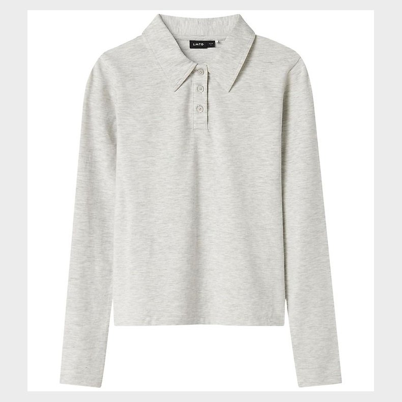 LMTD POLO - NlfNilja - Light Grey Melange