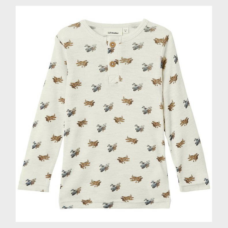 Lil' Atelier Bluse - NmmNalu - Turtledove/MELANGE