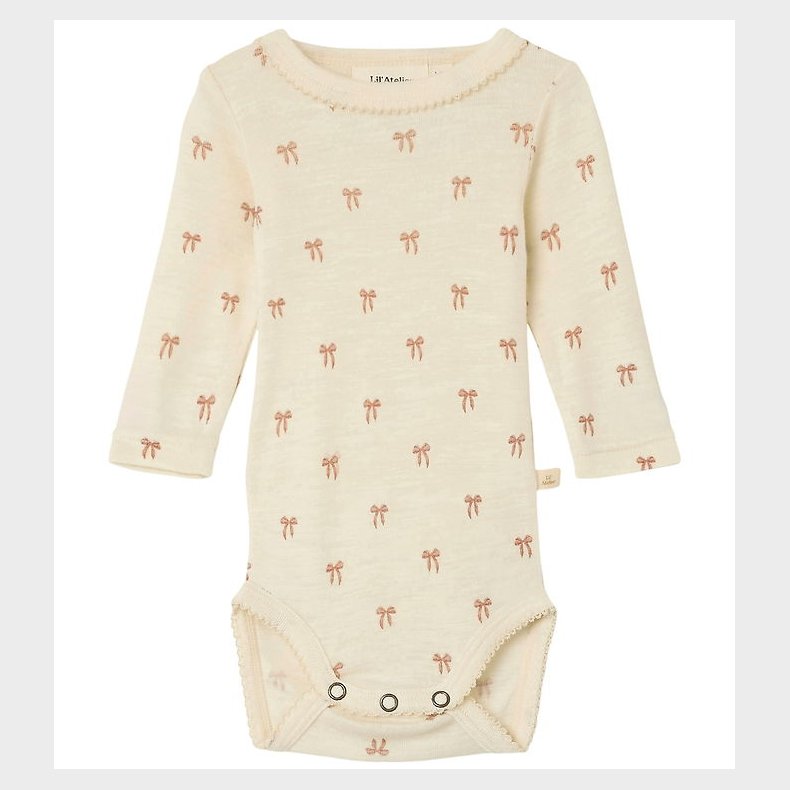 Lil' Atelier Body l/� - Uld/Modal - Noos - NbfNalu - Turtledove/