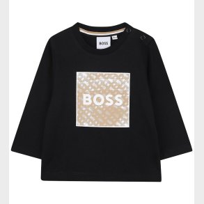 BOSS Bluse - Sort m. Print