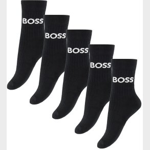 BOSS Strmper - 5-pak - Sort m. Logo