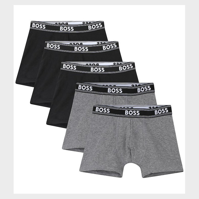 BOSS Boxershorts - 5-pak - Sort/Gr