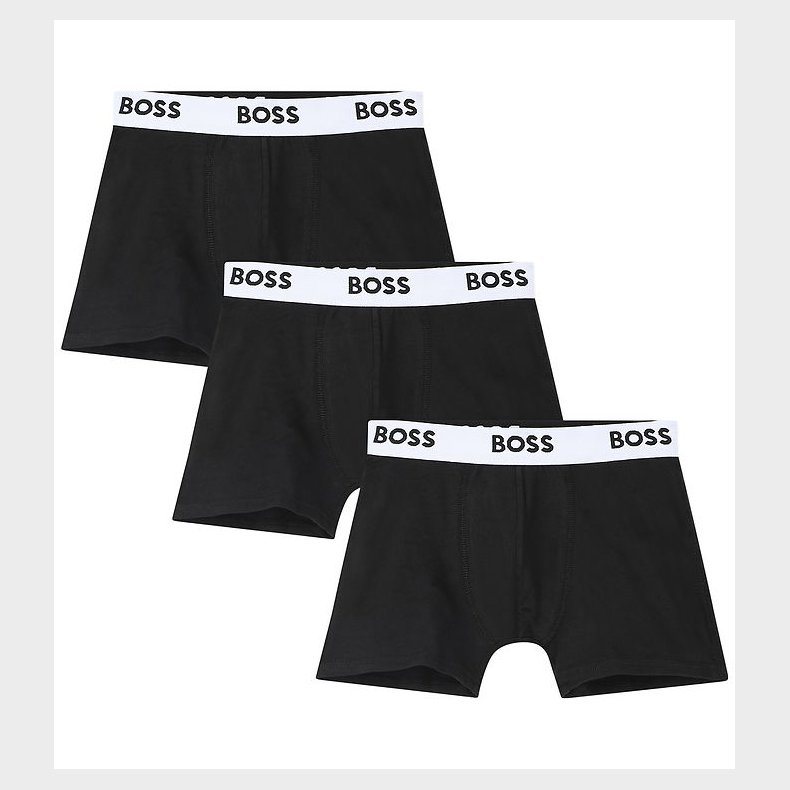 BOSS Boxershorts - 3-pak - Sort