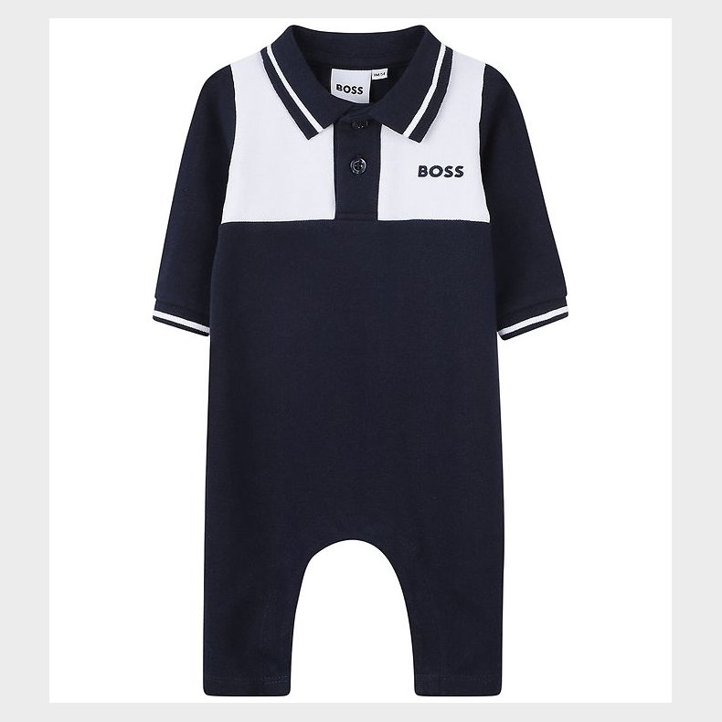 BOSS Heldragt - Navy/Hvid