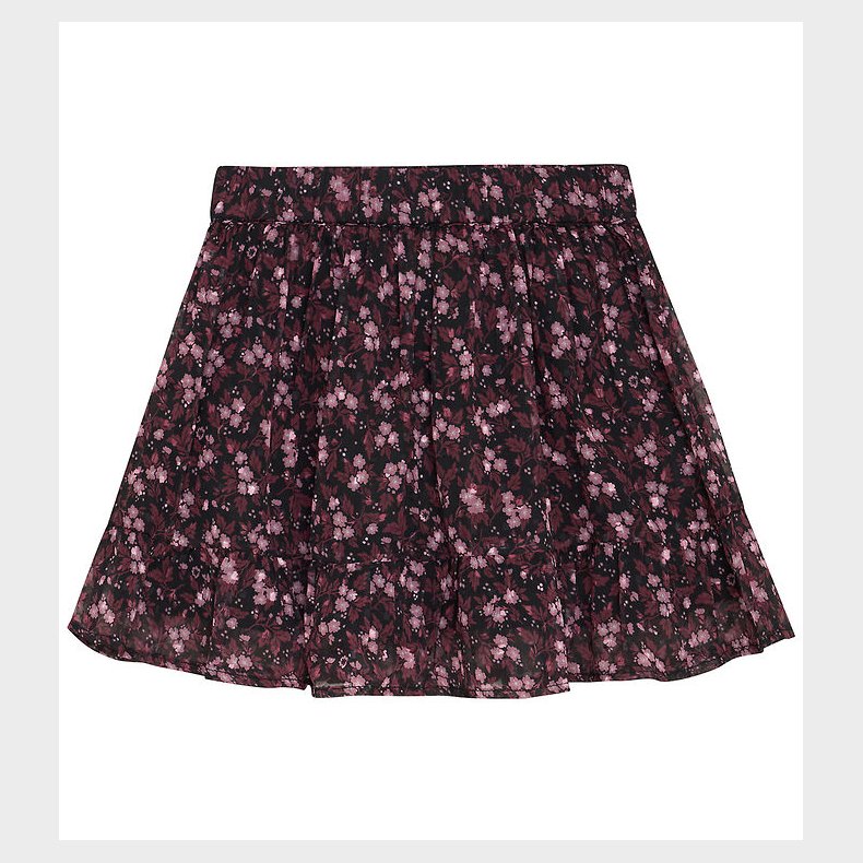 Creamie Nederdel - Flower Dobby - Sort