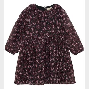 Creamie Kjole - Flower Dobby - Sort