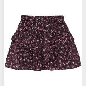 Creamie Nederdel - Flower Dobby - Sort