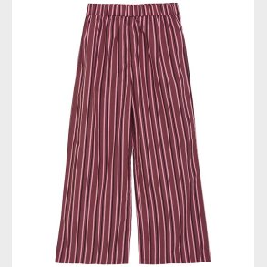 Creamie Bukser - Woven Stripe - Crushed Berry