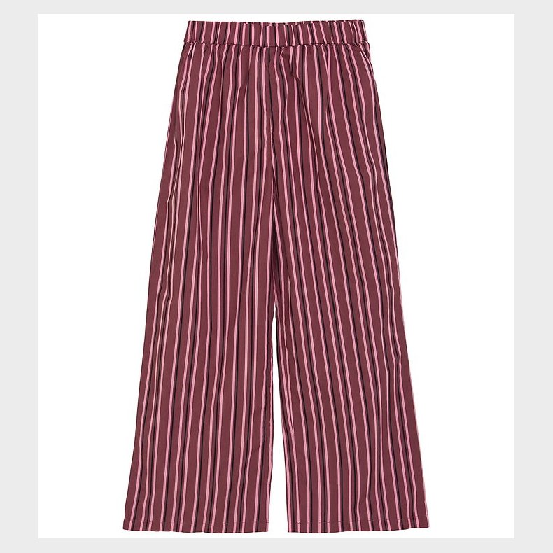 Creamie Bukser - Woven Stripe - Crushed Berry