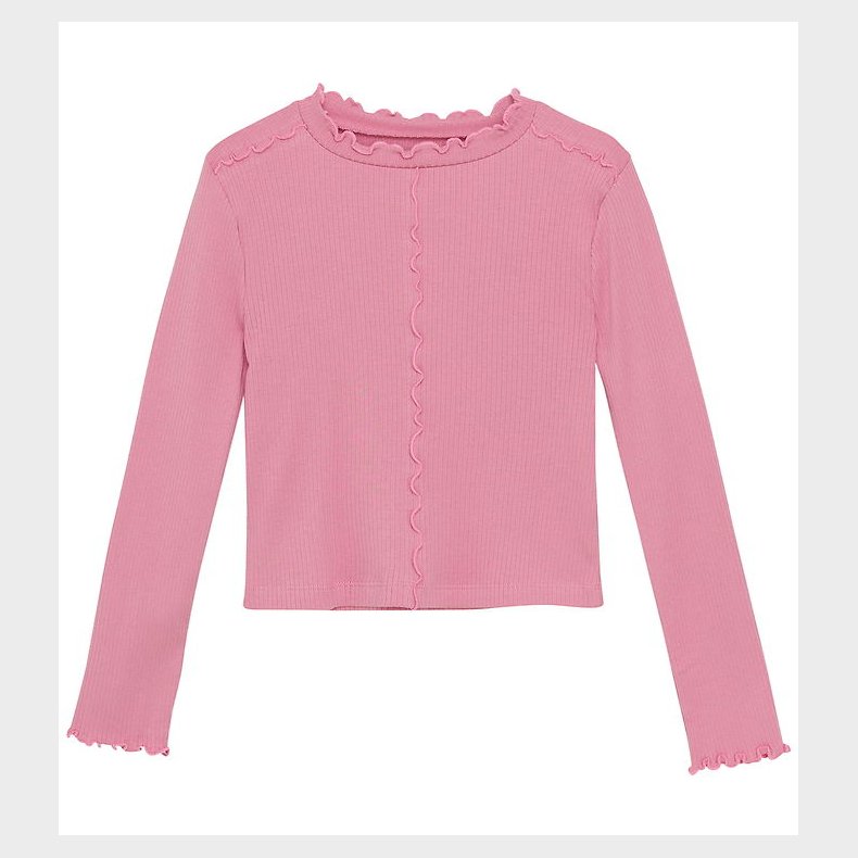 Creamie Bluse - Rib - Modal/Bomuld - Wild Rose