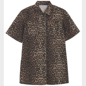 Creamie Kjole - Denim - Dress Leo - Brown Leo