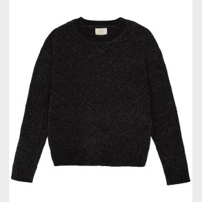 Creamie Bluse - Strik - Pullover Knit - Black
