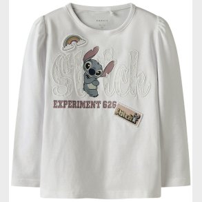 Name It Bluse - Stitch - NmfArna - Cloud Dancer