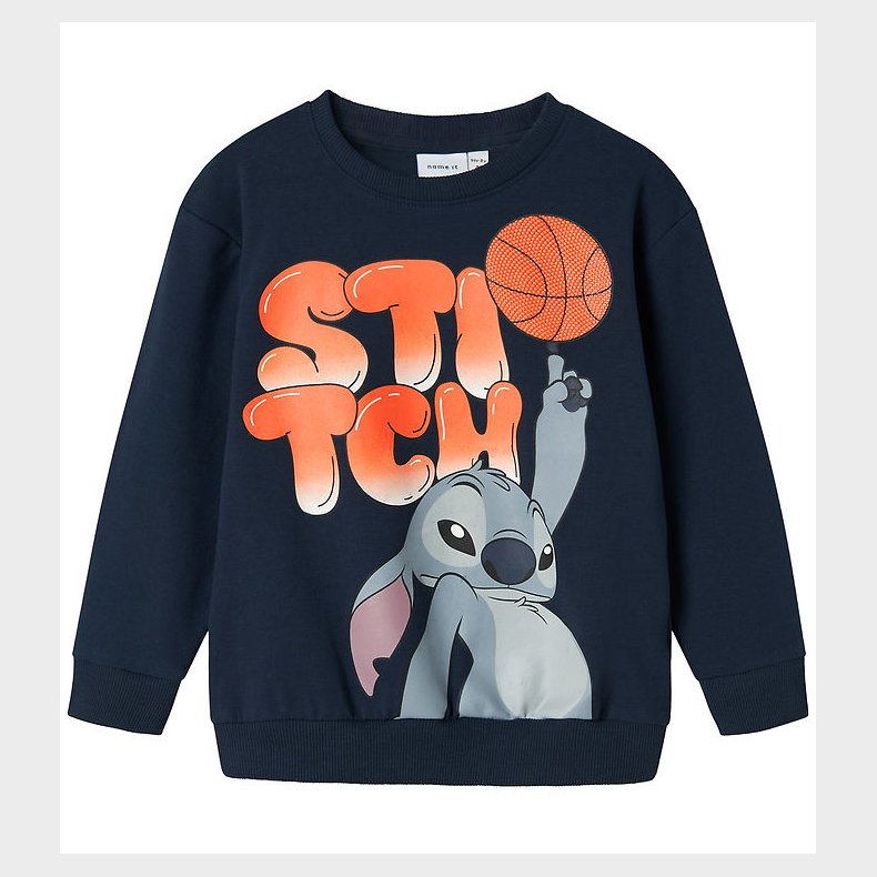 Name It Sweatshirt - Stitch - NmmAnt - Navy Blazer