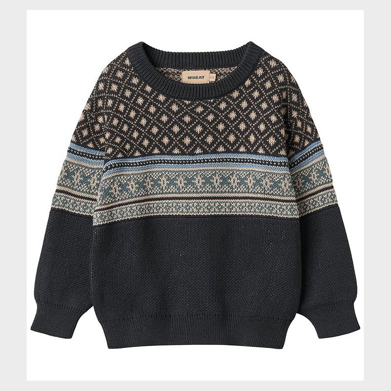 Wheat Bluse - Strik - Julius - Navy