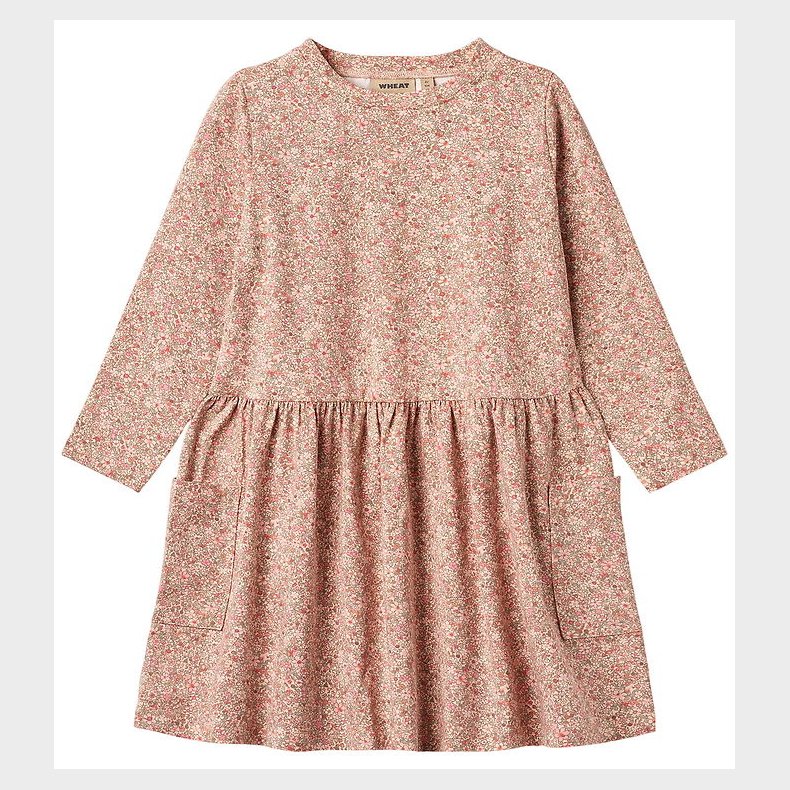 Wheat Kjole - Bessie - Rose Dust Flower Meadow