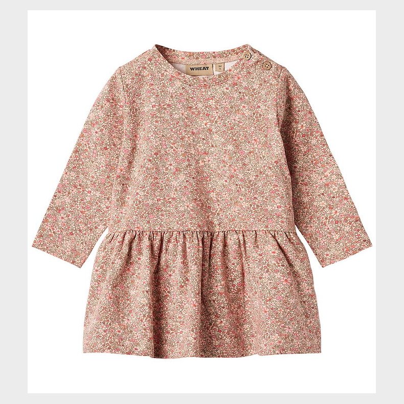 Wheat Kjole - Bessie - Rose Dust Flower Meadow