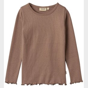 Wheat Bluse - Rib - Ida - Toffee Brown