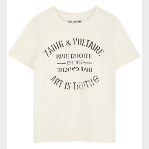 Zadig & Voltaire T-shirt - Off White m. Print