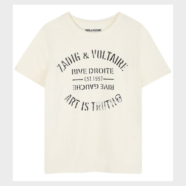 Zadig & Voltaire T-shirt - Off White m. Print