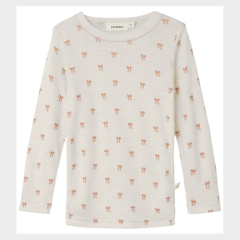 Lil' Atelier Bluse - NmfNalu - Turtledove/MELANGE