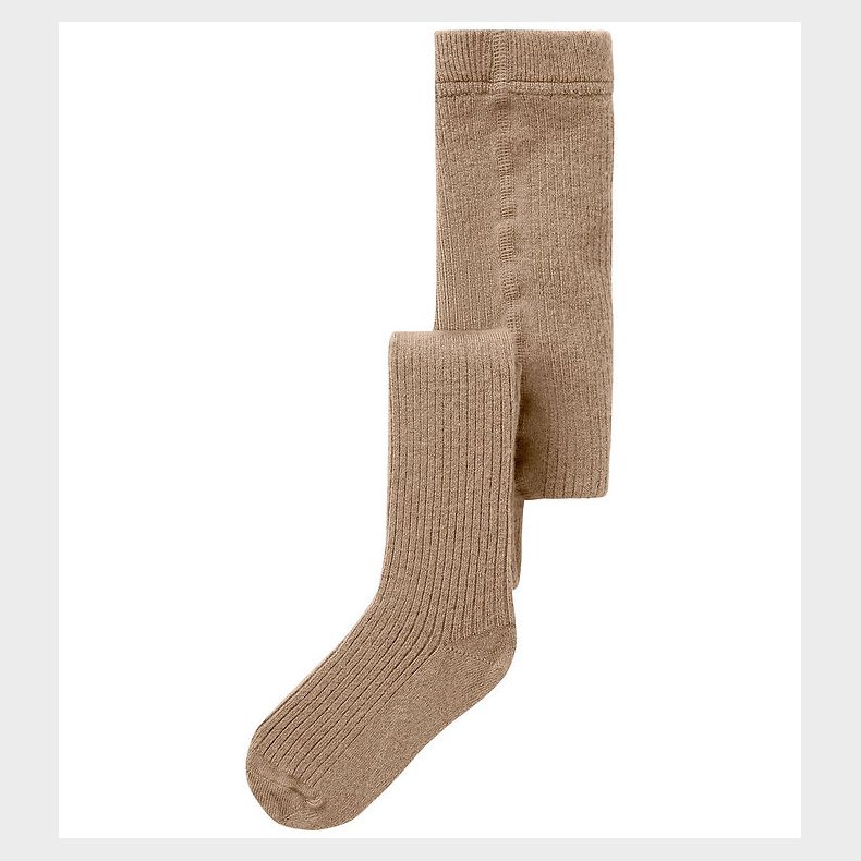 Lil' Atelier Strmpebukser - Rib - NbnRakel - Tigers Eye/MELANGE