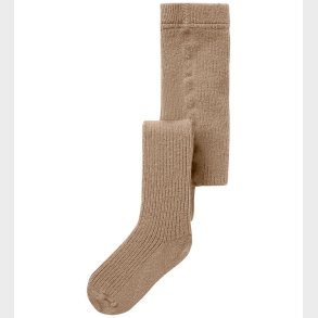 Lil' Atelier Strmpebukser - Rib - NmrRakel - Tigers Eye/MELANGE