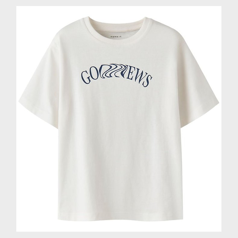 Name It T-shirt - NkmNevin - Cloud Dancer