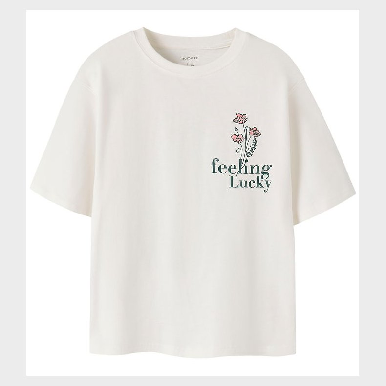 Name It T-shirt - NkfNyttanna - Cloud Dancer