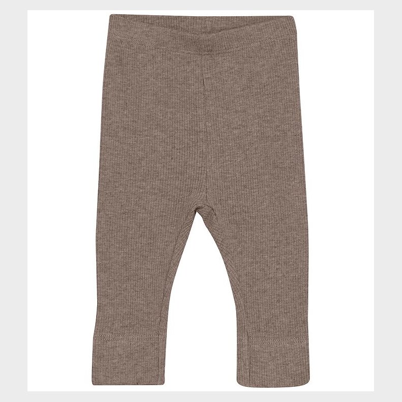 Fixoni Leggings - Rib - Coffee Quartz Melange