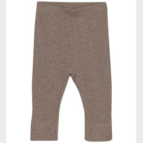 Fixoni Leggings - Rib - Coffee Quartz Melange