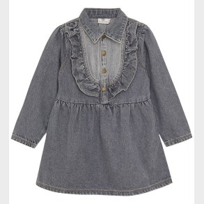 En Fant Kjole - Light Grey Denim