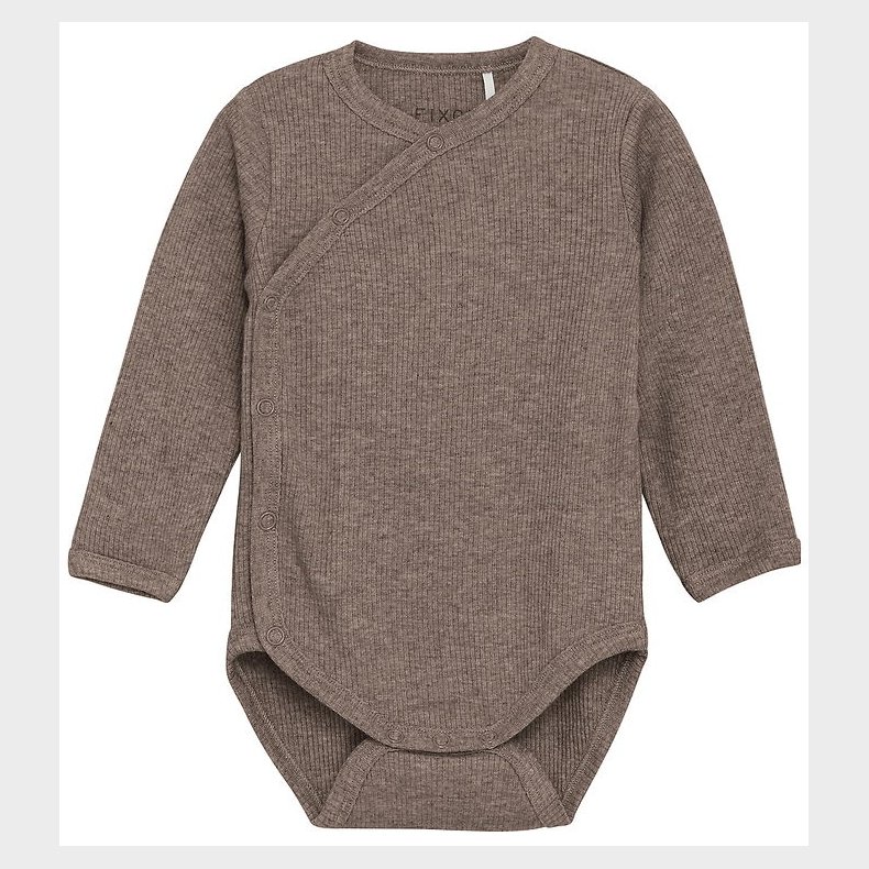 Fixoni Sl-om Body l/ - Rib - Coffee Quartz Melange