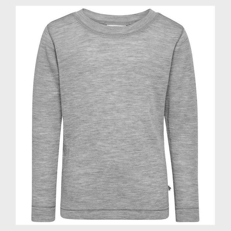 Hummel Bluse - HmlJr - Uld - Rib - Grey Melange