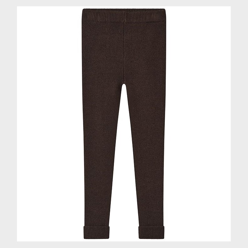 Fliink Leggings - Rib - Strik - Benna - Coffee Bean