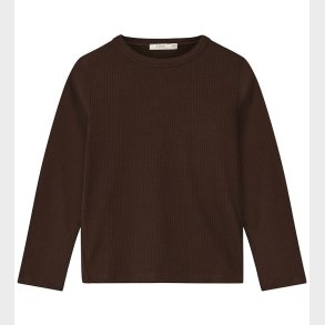 Fliink Bluse - Rib - Kenna - Coffee Bean