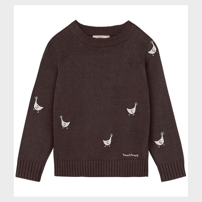 Fliink Bluse - Strik - Mahdi - Coffee Bean