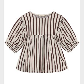 Fliink Bluse - Elly - 3/4 - Sandshell Stripe