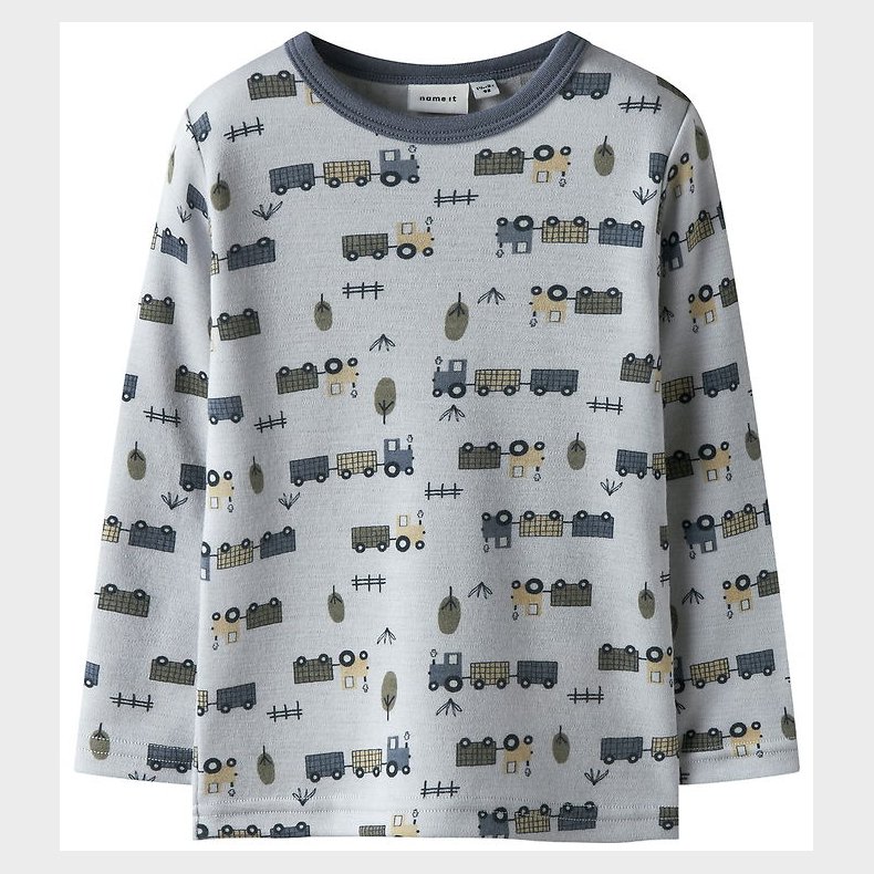 Name It Bluse - Uld - NmmWillit - Micro Chip/TRACTOR